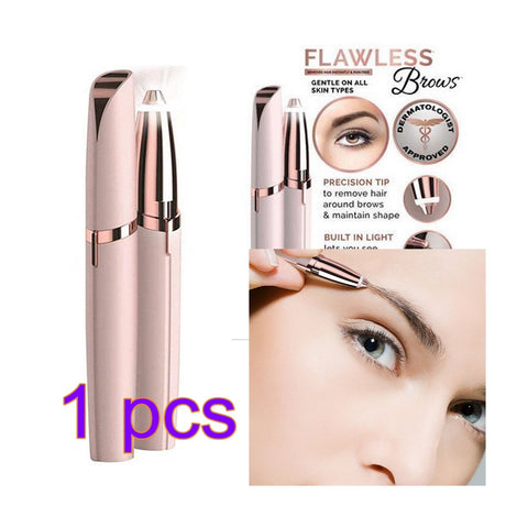 Cejas increibles donde quieras cuando quieras, removedor de cejas, sin dolor. Flawless Brows Eyebrow Hair Remover （without Battery）